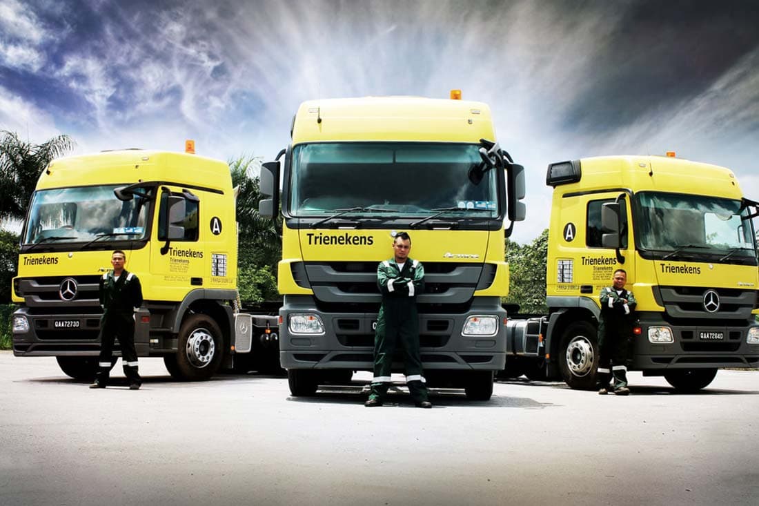 Equipo y flota operativa de Trienekens