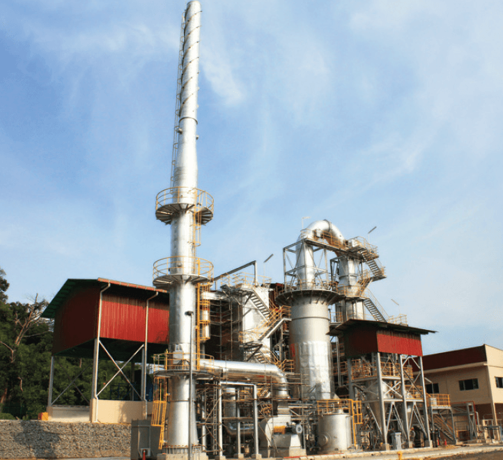 Instalación industrial diseñada y construida por el Grupo Trienekens